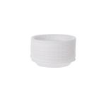 White Round Foam Plate 22 cm
